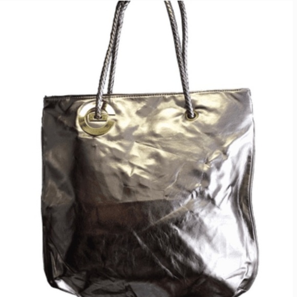 New ELIZABETH GRANT Metallic Tote Bag BP - Picture 1 of 7